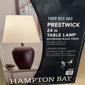 Threshold Floor Lamp with White Shade